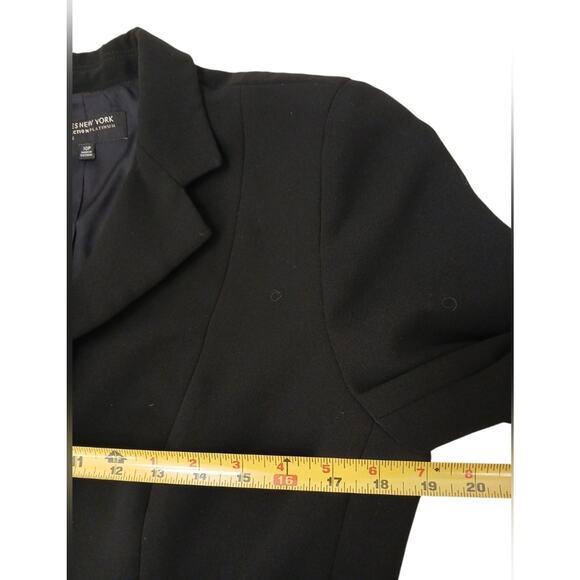 Jones New York Suit Jacket Sz 10P Black Career Preppy Collection Platinum Power - Picture 9 of 12